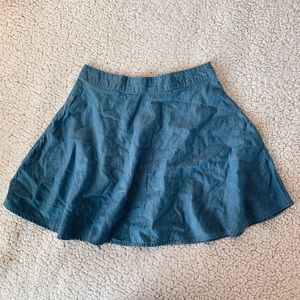 Denim Skater Skirt